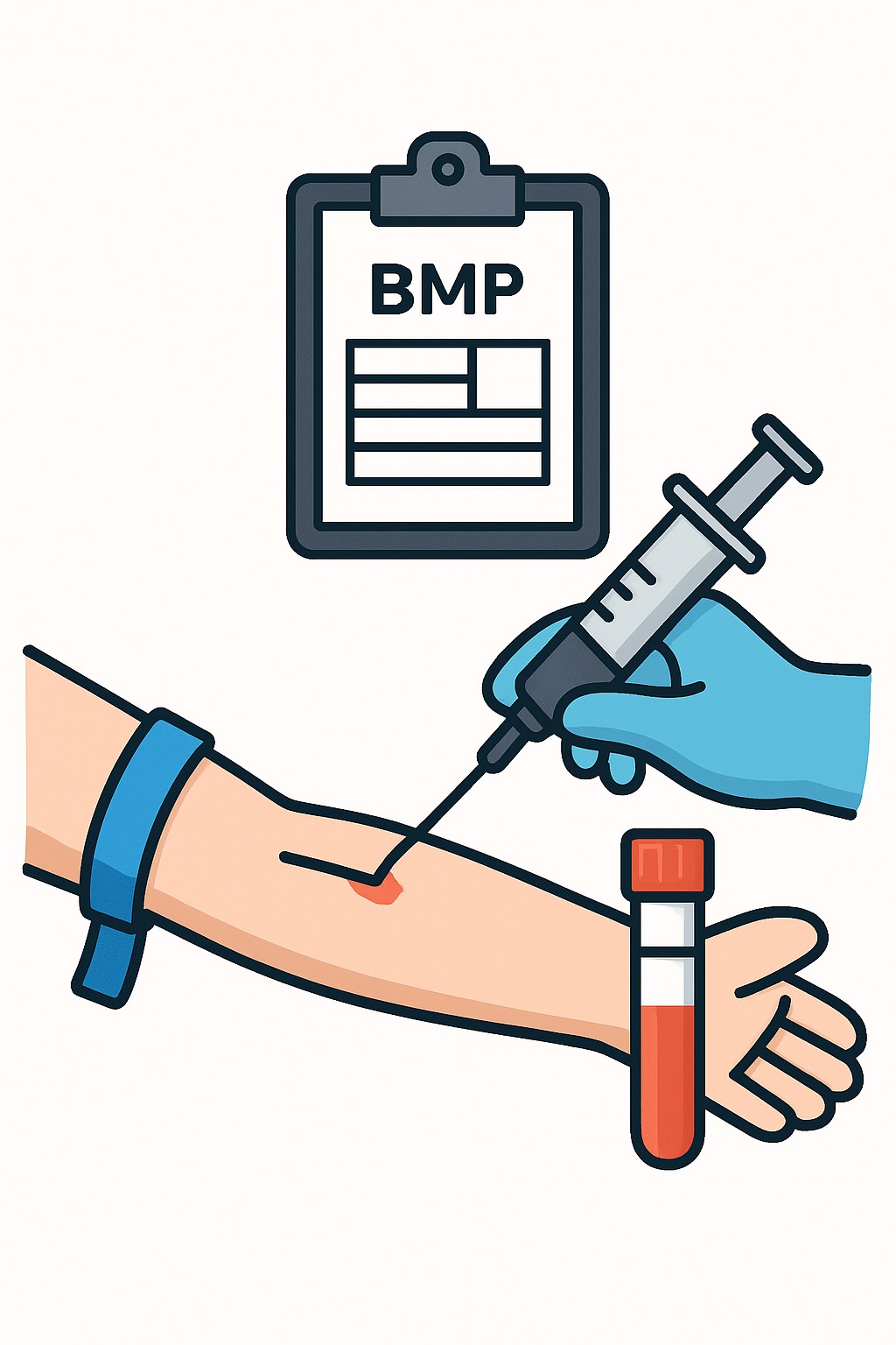 Basic Metabolic Panel (BMP) procedure illustration