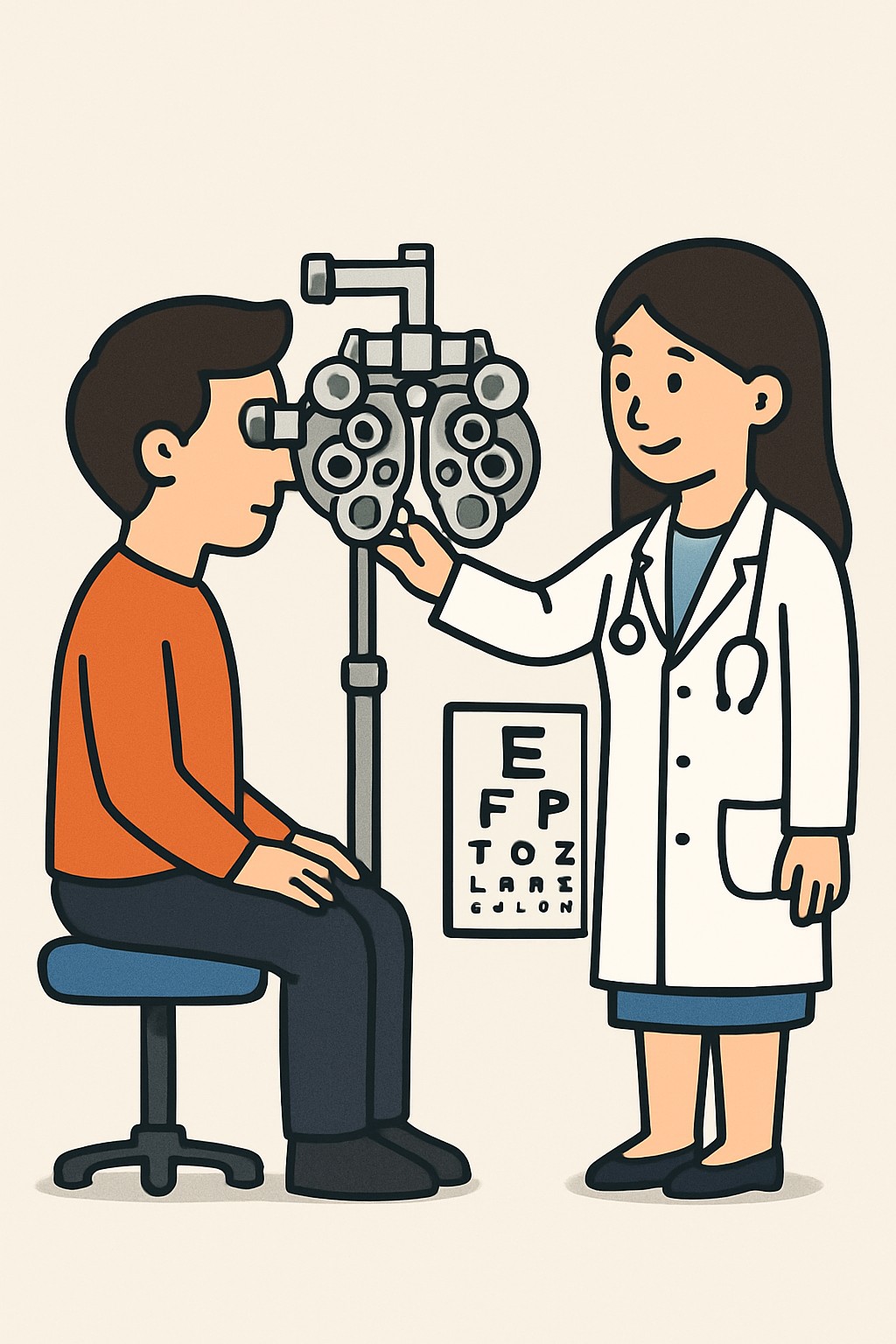 Comprehensive Eye Exam (Established Patient) procedure illustration