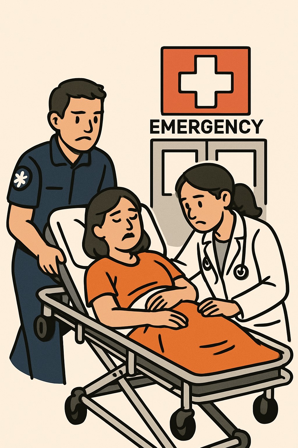 Emergency Department Visit (High Severity) procedure illustration