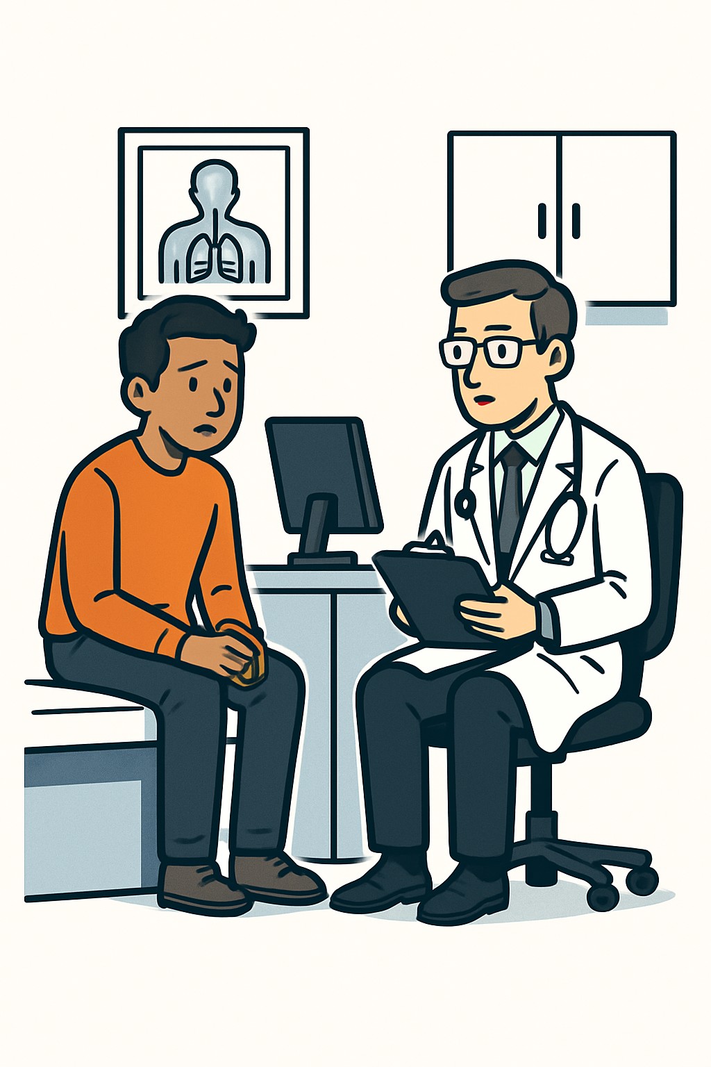 Office Visit – New Patient (High Complexity) procedure illustration