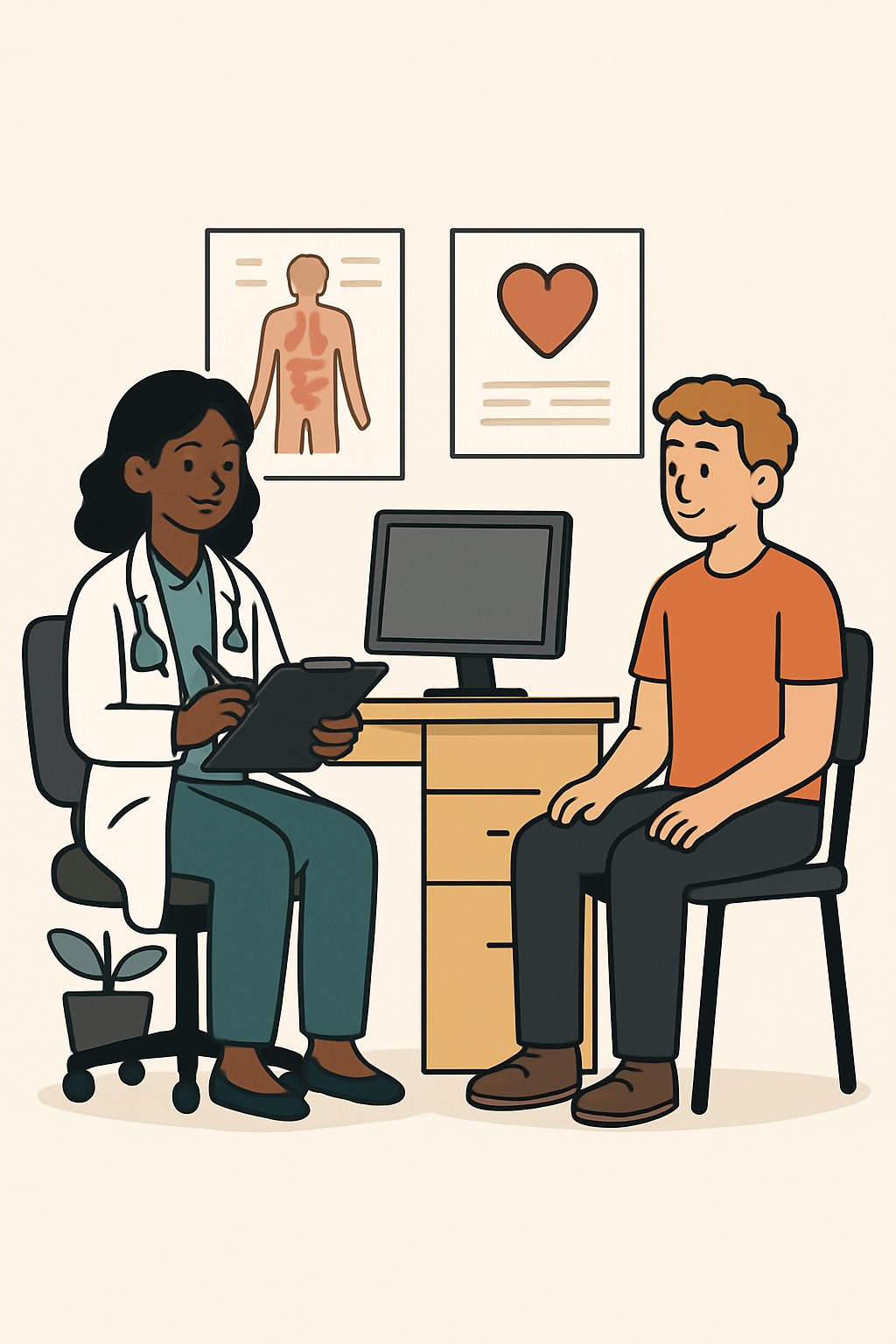 Office Visit – New Patient (Low) procedure illustration