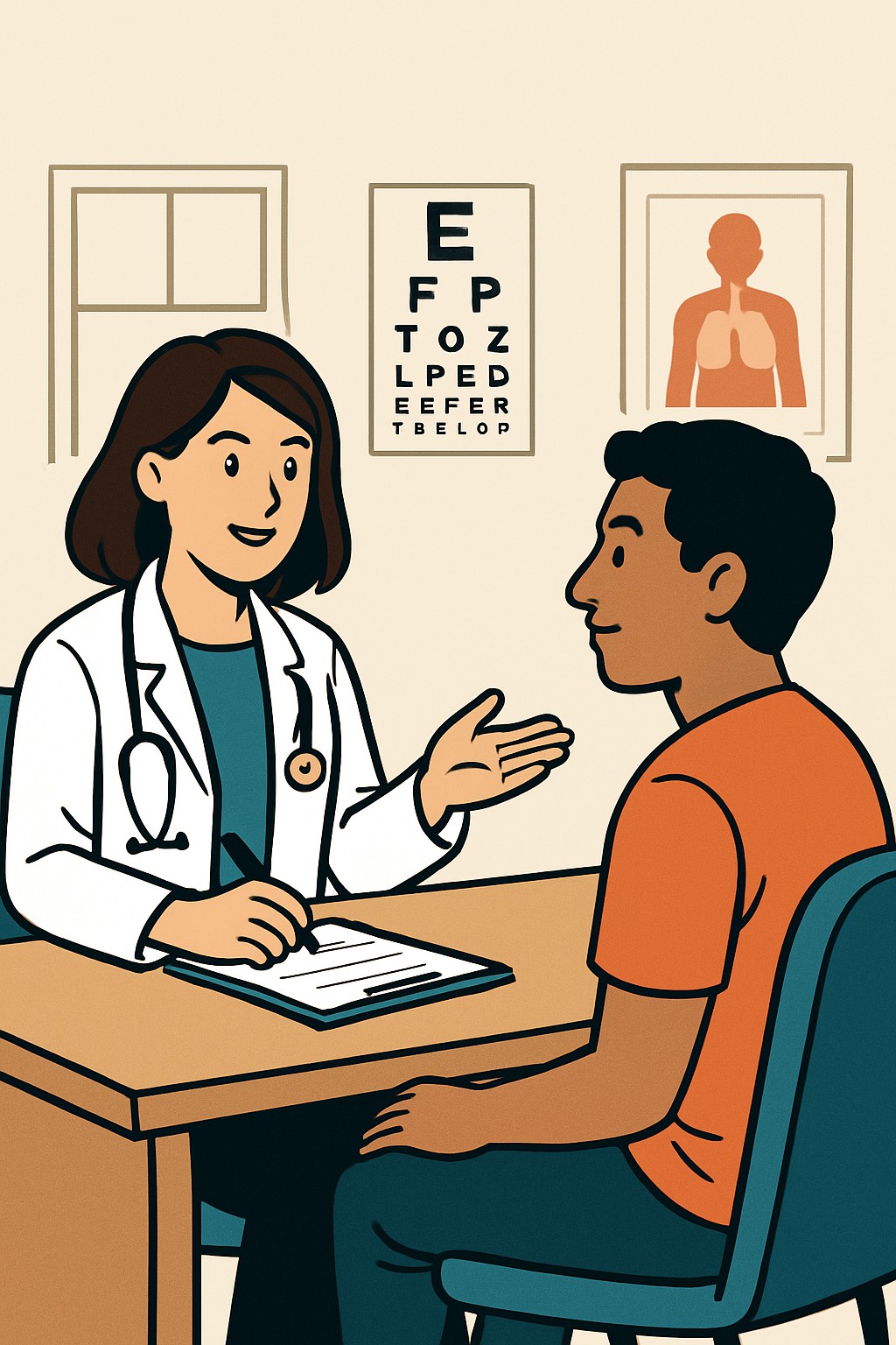 Office Visit – New Patient (Moderate) procedure illustration