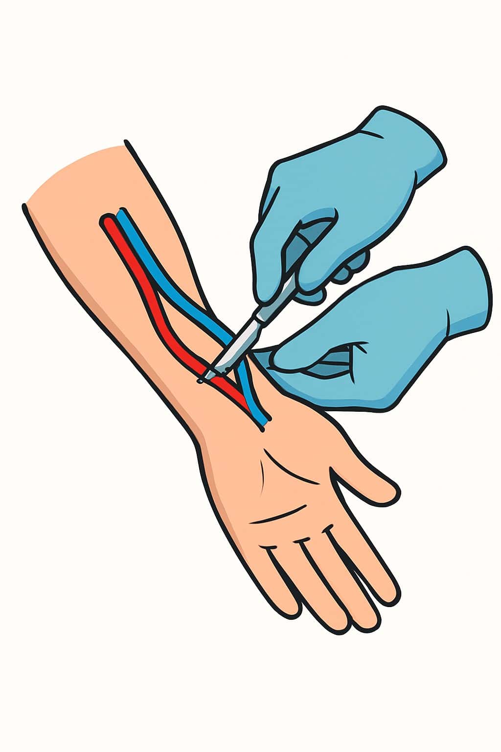 AV Fistula Creation (Dialysis Access) procedure illustration
