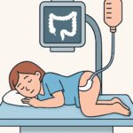 Urinary health monitoring, colon health, medical imaging, endoscopy, health diagnostics, colonoscopy procedure, medical technology, patient care, healthcare innovation, digital health tools.