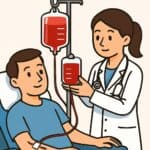 IV therapy for patients in healthcare settings at HealthFees.org, featuring medical professionals administering IV fluids for hydration, medication, and health support.