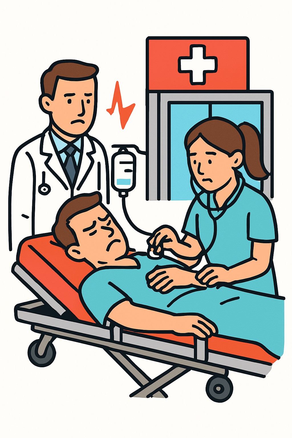 Emergency Dept Visit - High Severity procedure illustration