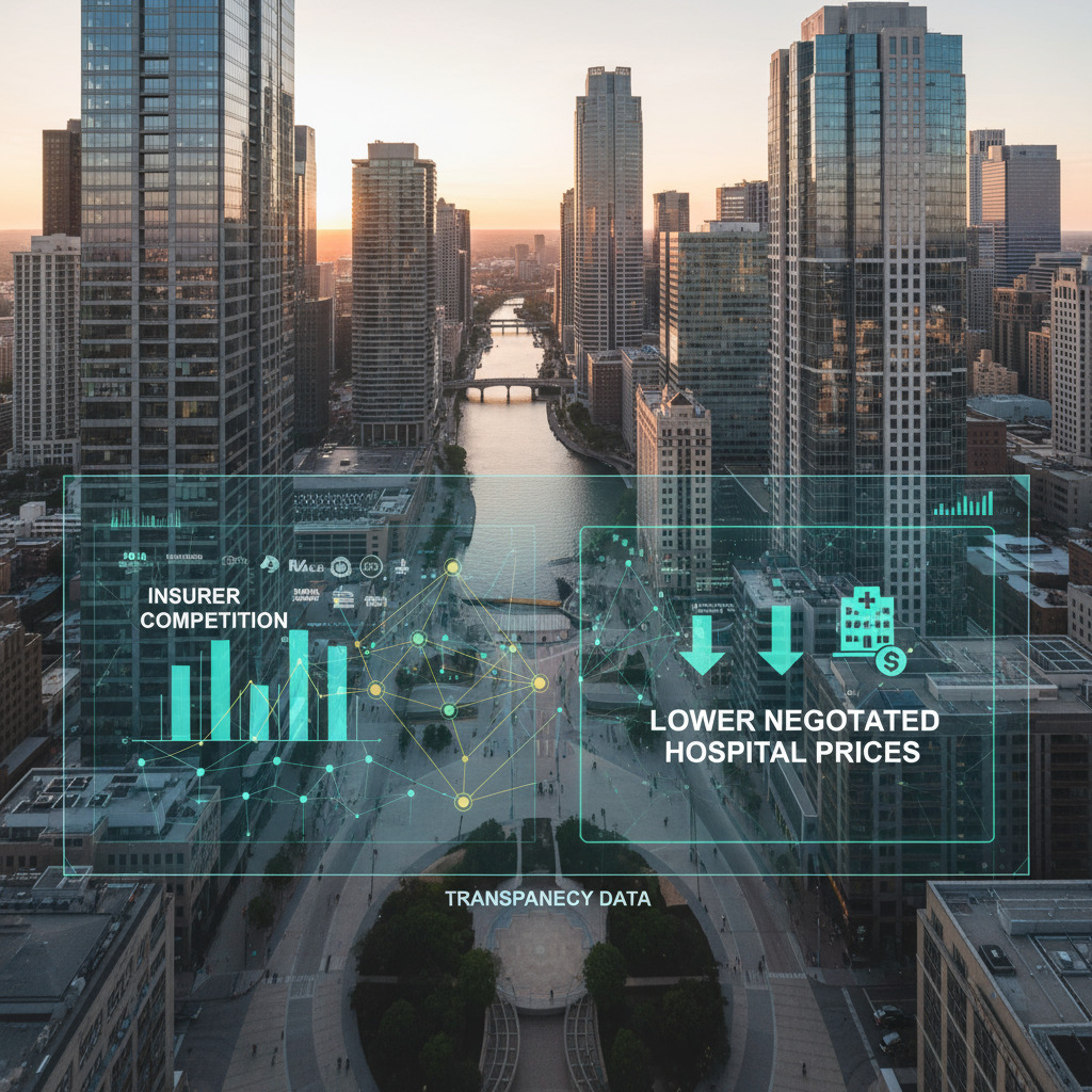 Featured image for Insurer Competition Linked To Lower Negotiated Hospital Prices In Transparency Data