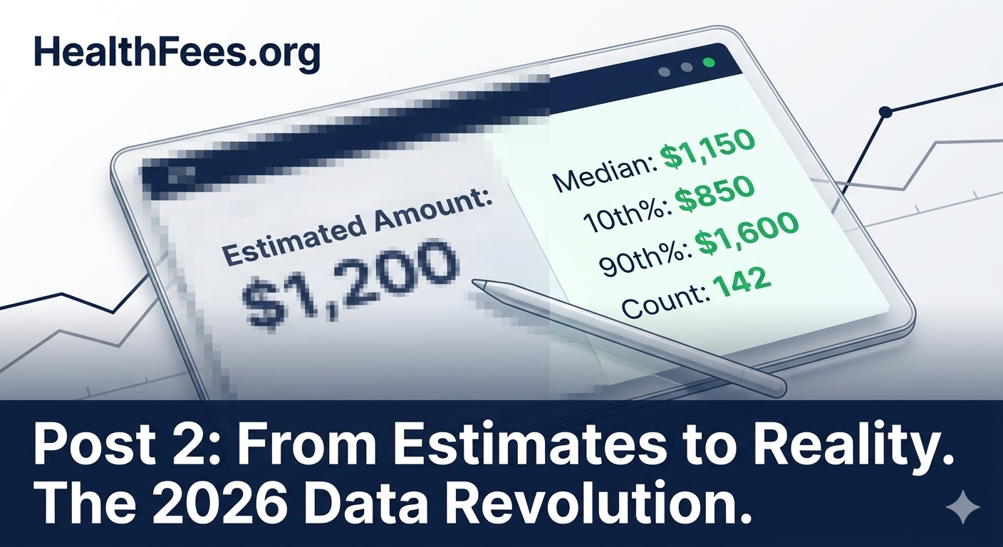 Featured image for Median vs. Estimated: Why CMS Just Rewrote the Core Data Element — And What It Exposes About Pricing Opacity